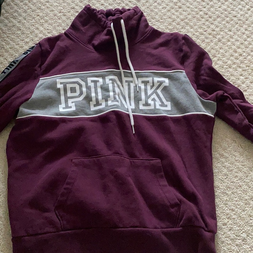PINK VS cowl neck sweatshirt